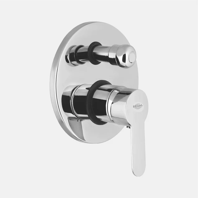 Concealed Bath Mixer (with Round Plate)