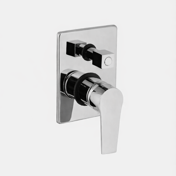 Concealed Bath Mixer (With Square Plate)