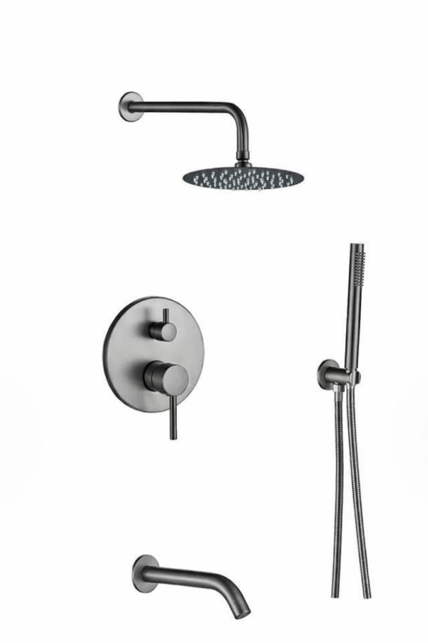 Square Black Concealed Sets