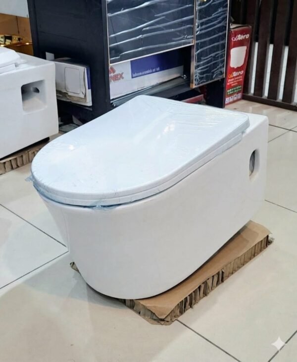 Wall Mounted Commode 002 Rimless – Brite Ceramics